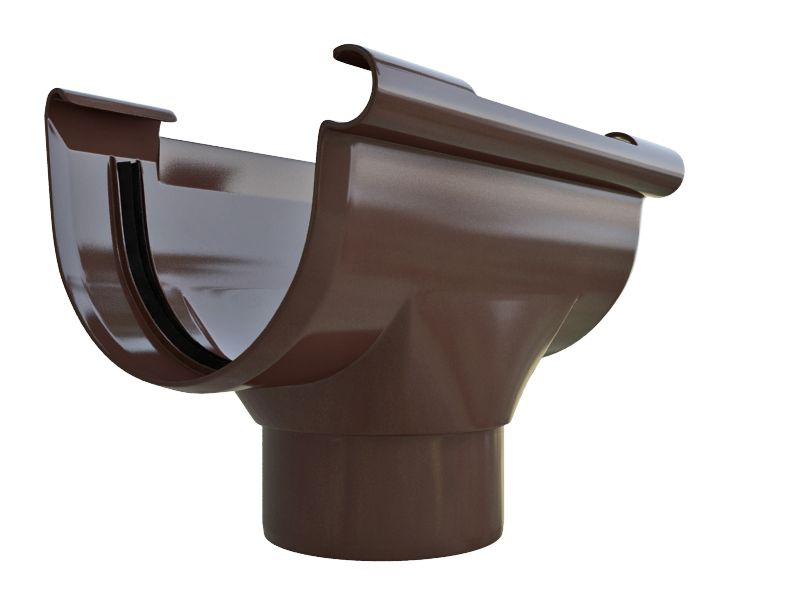 Воронка желоба коричневый