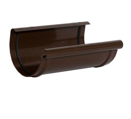 Муфта желоба коричневый