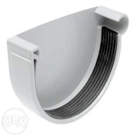 Заглушка воронки левая белый Rainway 130