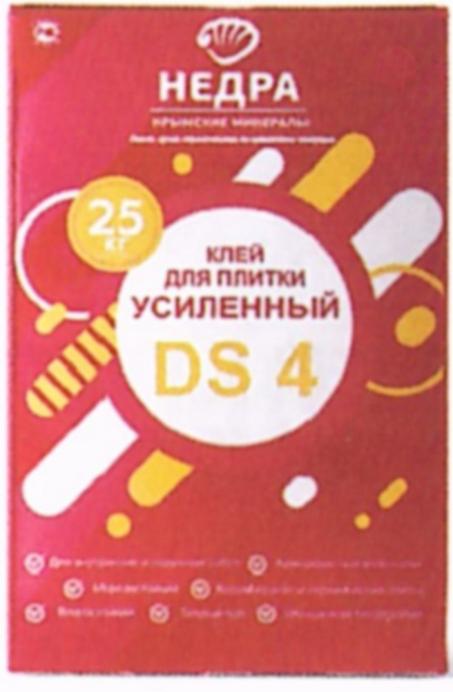 Клей для плитки Усиленный (DS-4) НЕДРА 25 кг