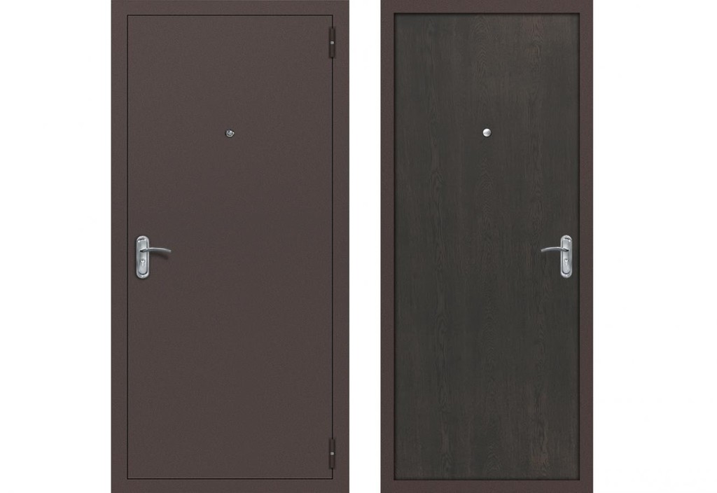 Дверь мет. Стройсиб 1 венге 960 правая