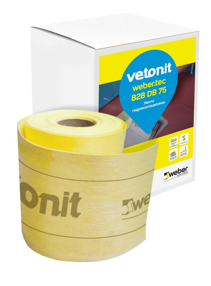 Ветонит 828 Лента для гидроизоляции 10м