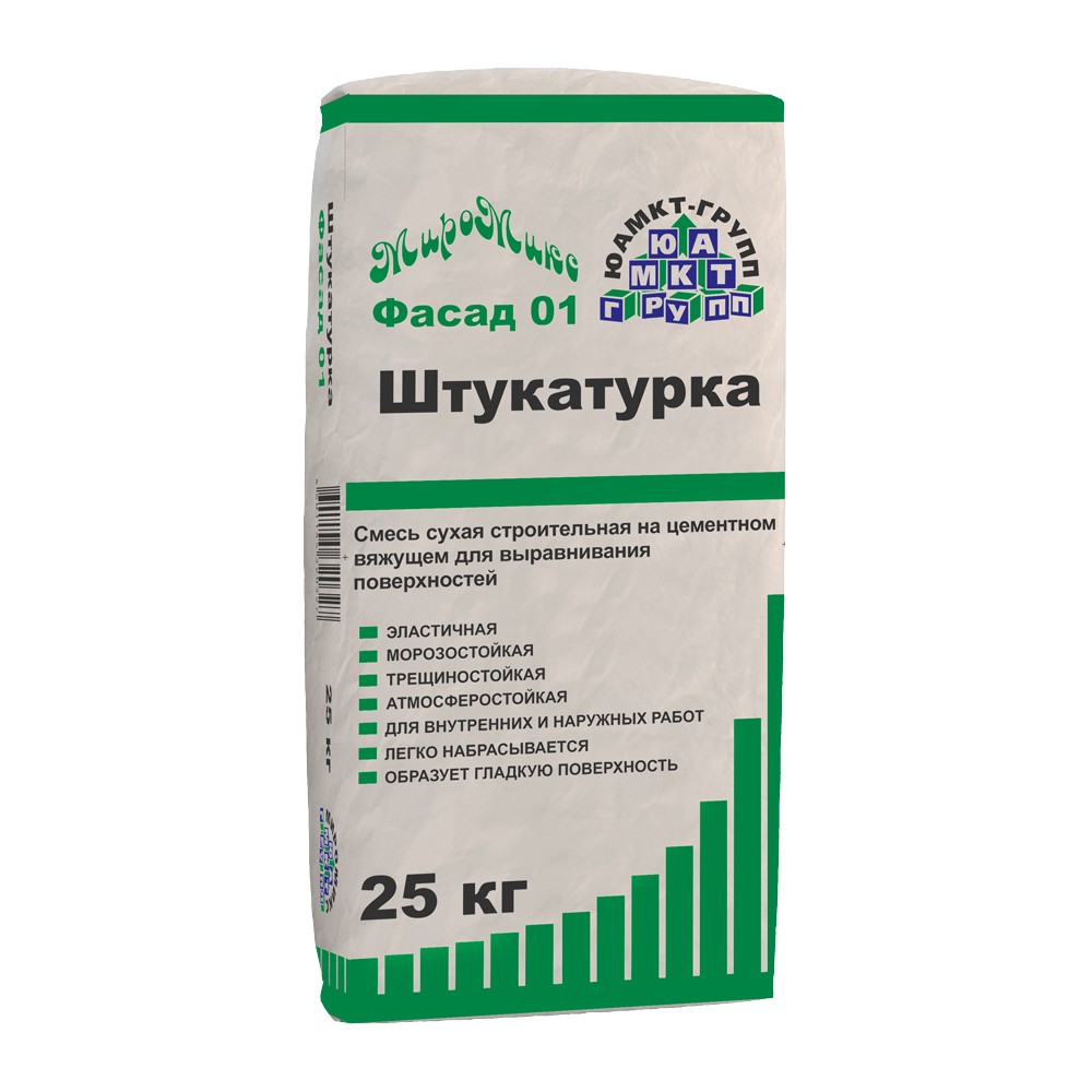 Штукатурка Миромикс ФАСАД 01 25 кг