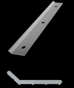 Рейка краевая алюминиевая ФАХМАНН 2000*30*1,8 мм