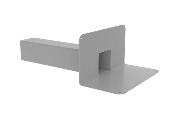 Парапетная воронка эконом без листвоуловителя и отвода ПВХ 450*100*100 арт. 01.021