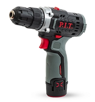 Дрель акк бесщет. P.I.T. PBM 12K-10A/2 X-DRIVER (12B, 2акк*1,5А/ч) ЗУ