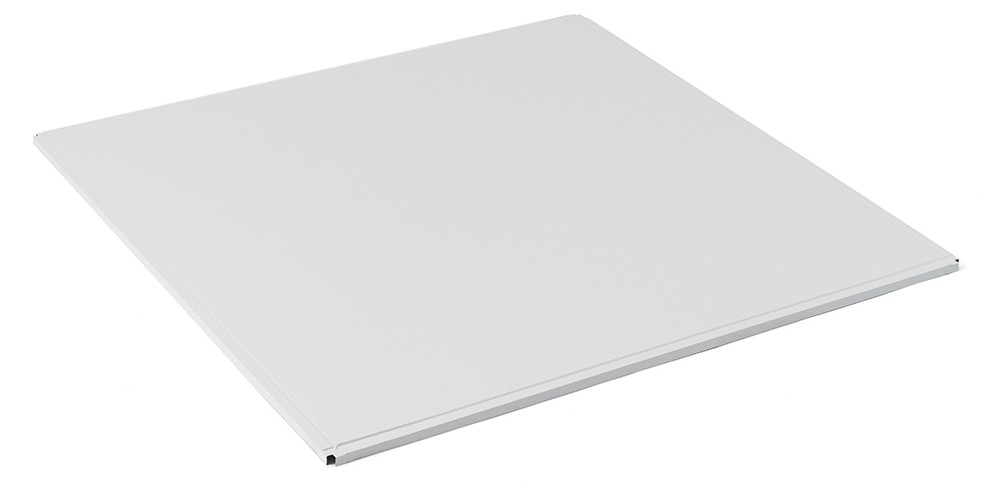 Кассета алюм. 595*595 (бел. мат.) U