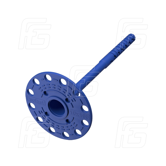 Дюбель фасадный 10х100 гвоздь с термоголовой МЗ (500 шт./уп.) Evofast