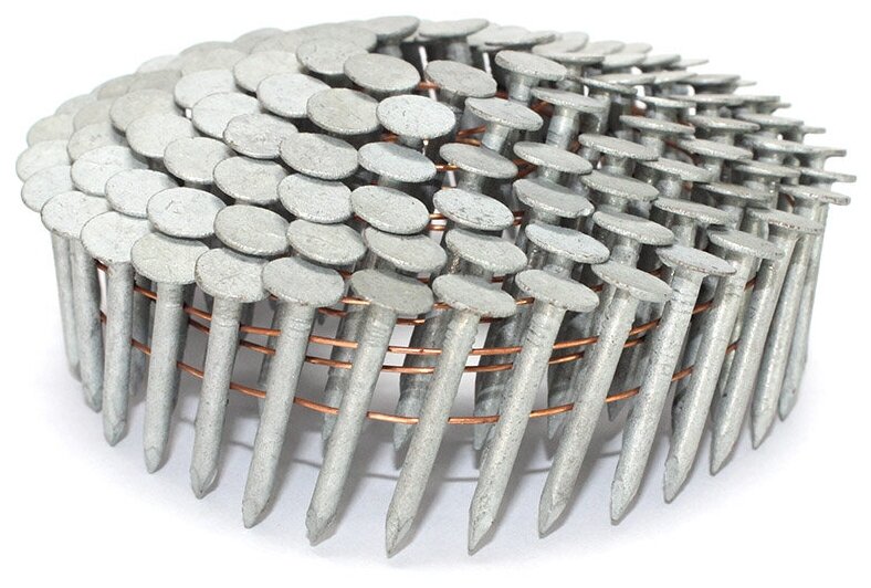 Гвозди 3,1*32 кровельные ерш. цинк барабанная намотка (7680шт./упак.)