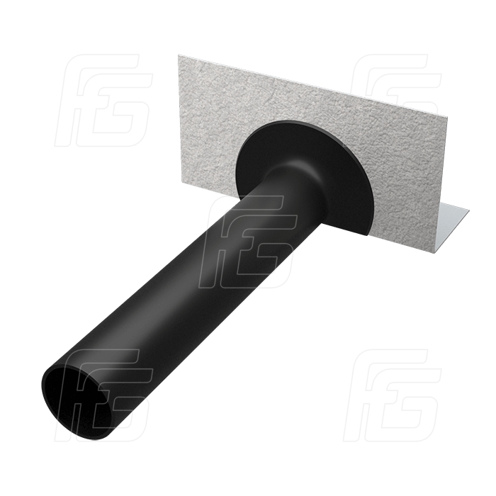 Воронка кровельная парапетная WIGAR с фартуком из ПВХ 110*600 и угловым отводом