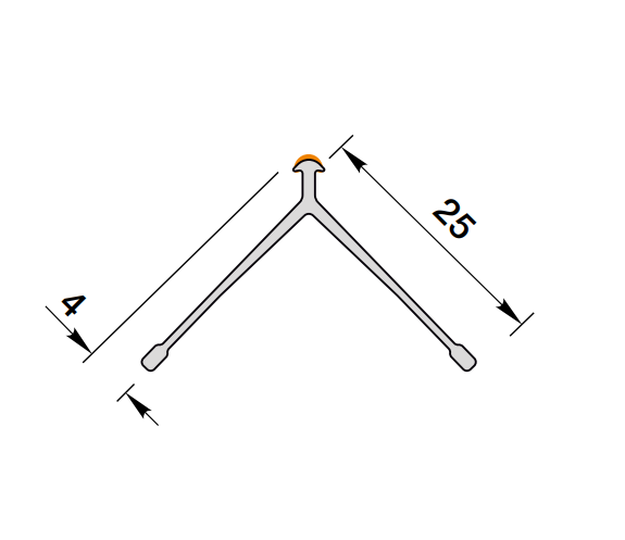 Евроугол штукатурный 4мм 3м Идеал