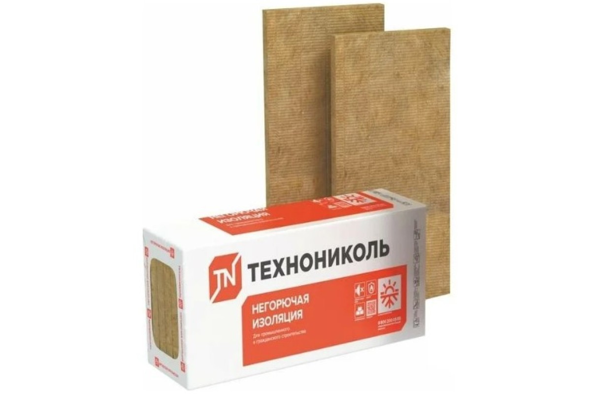 Плита минераловатная ТЕХНОНИКОЛЬ Технофас 1200х600х30 мм, 5,04 м2